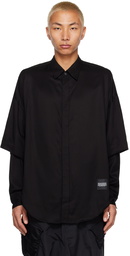 Julius Black Layered Shirt