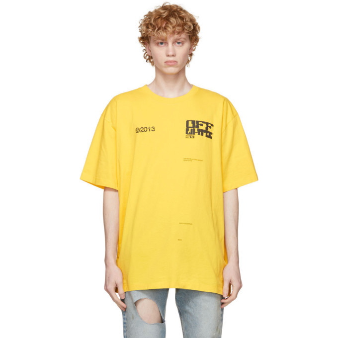 Stoop Levere Betjene Off-White Yellow Tech Marker T-Shirt Off-White