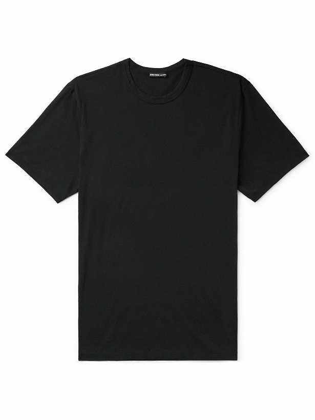 Photo: James Perse - Lotus Slim-Fit Cotton-Jersey T-Shirt - Black