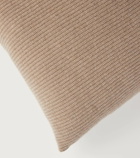 Brunello Cucinelli Ribbed-knit cashmere pillow