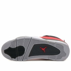 Air Jordan Men's 4 Retro Sneaker in Fire Red/White/Black