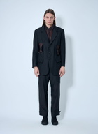 Yohji Yamamoto Cut-Off Single-Breasted Blazer