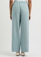 Eileen Fisher Wide-leg Linen Trousers Light Blue