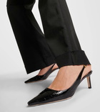 Tom Ford Angelina croc-effect leather slingback pumps