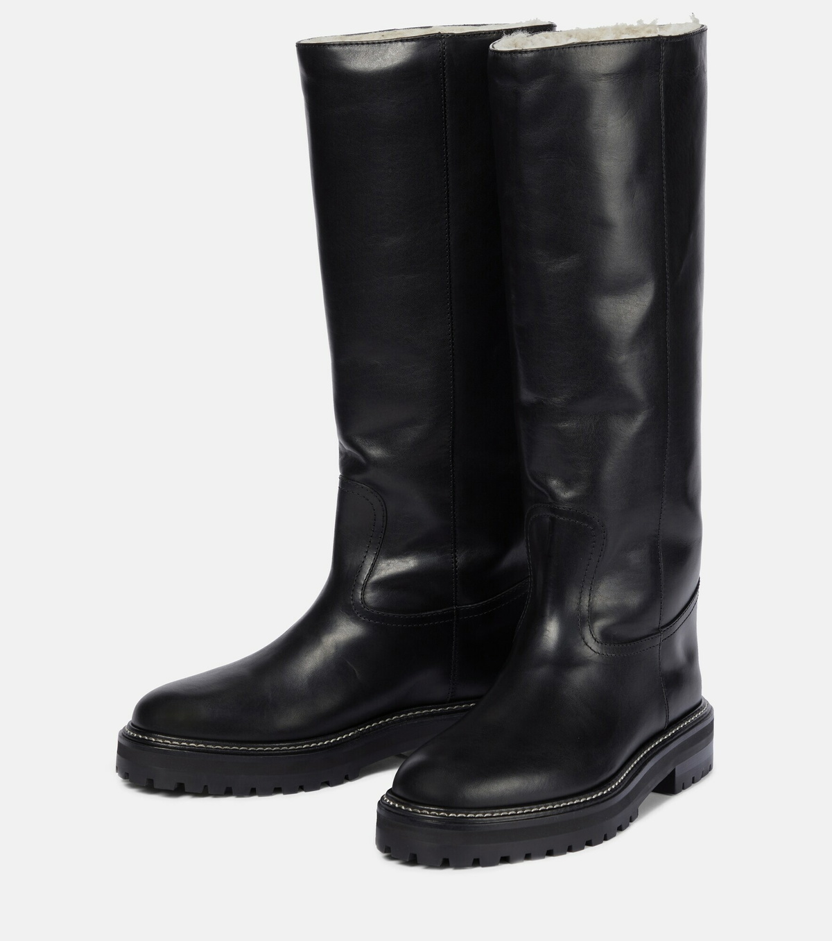 Jimmy Choo - Yomi shearling-lined leather boots Jimmy Choo