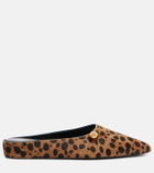 Herbert Levine Sleep On It cheetah-print calf hair mules
