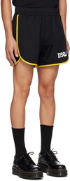 Dsquared2 Black Printed Shorts