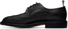 Thom Browne Black Leather Sole Longwing Brogues