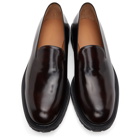 Dries Van Noten Brown Patent Leather Loafers