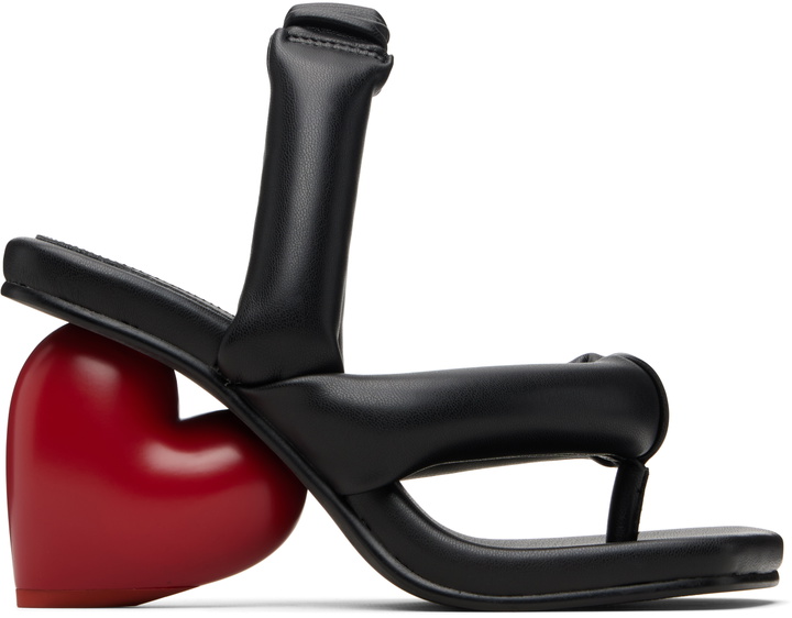 Photo: YUME YUME Black Love Heeled Sandals