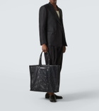 Dolce&Gabbana Adamo woven leather-trimmed shopper