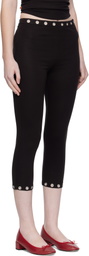Miaou Black Carla Capri Leggings