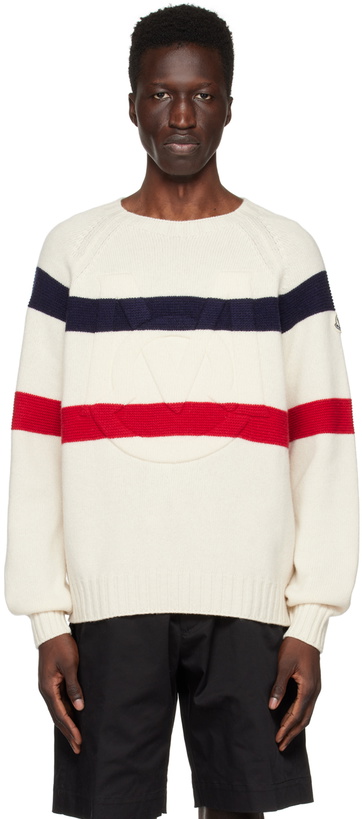 Photo: Moncler Beige Monogram Sweater