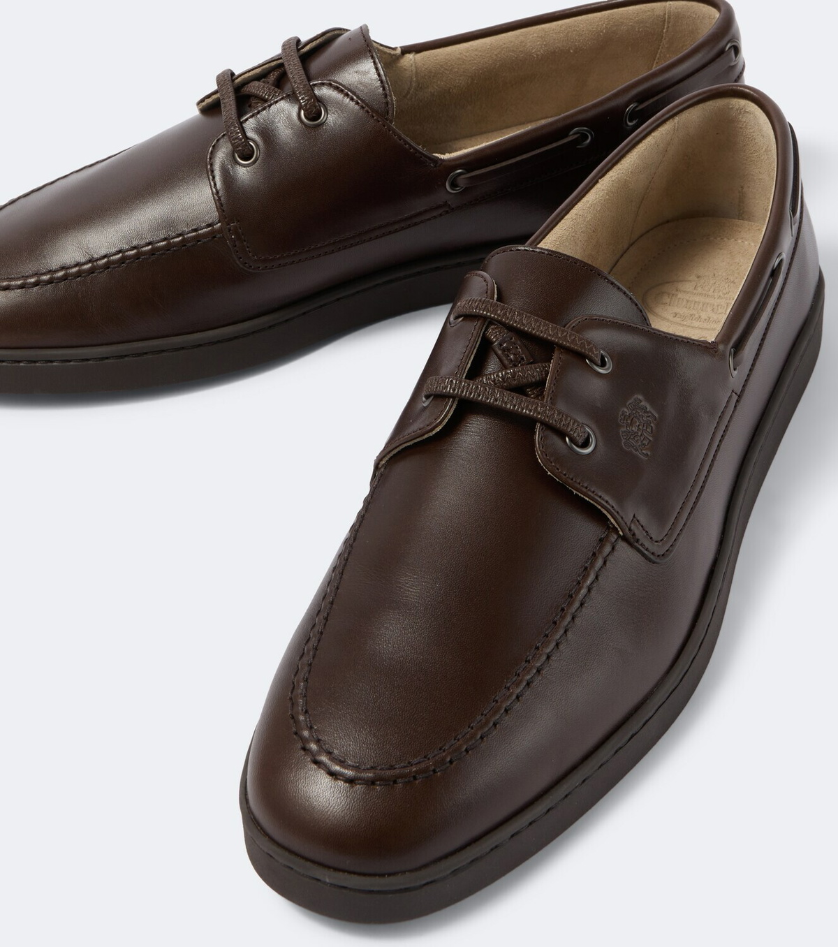 Church's Peebles leather boat shoes