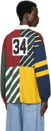 AMBUSH Multicolor Patchwork Rugby Polo