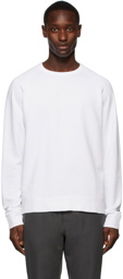 Vince White French Terry Sweatshirt