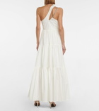 Brunello Cucinelli - Embellished one-shoulder maxi dress
