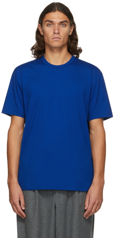 Photo: Y-3 Blue Logo T-Shirt