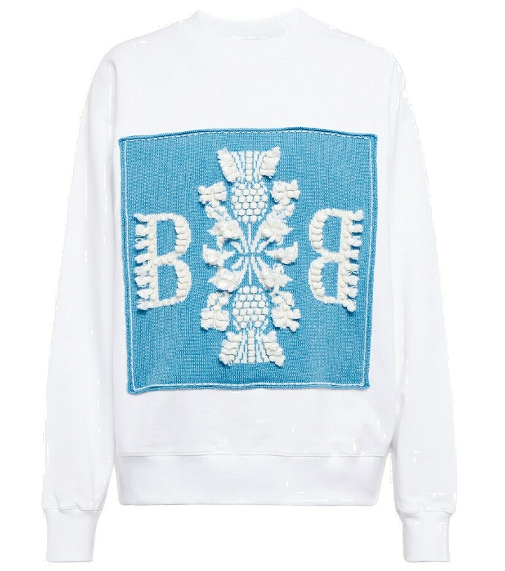 Photo: Barrie Cotton and cashmere logo sweatshirt