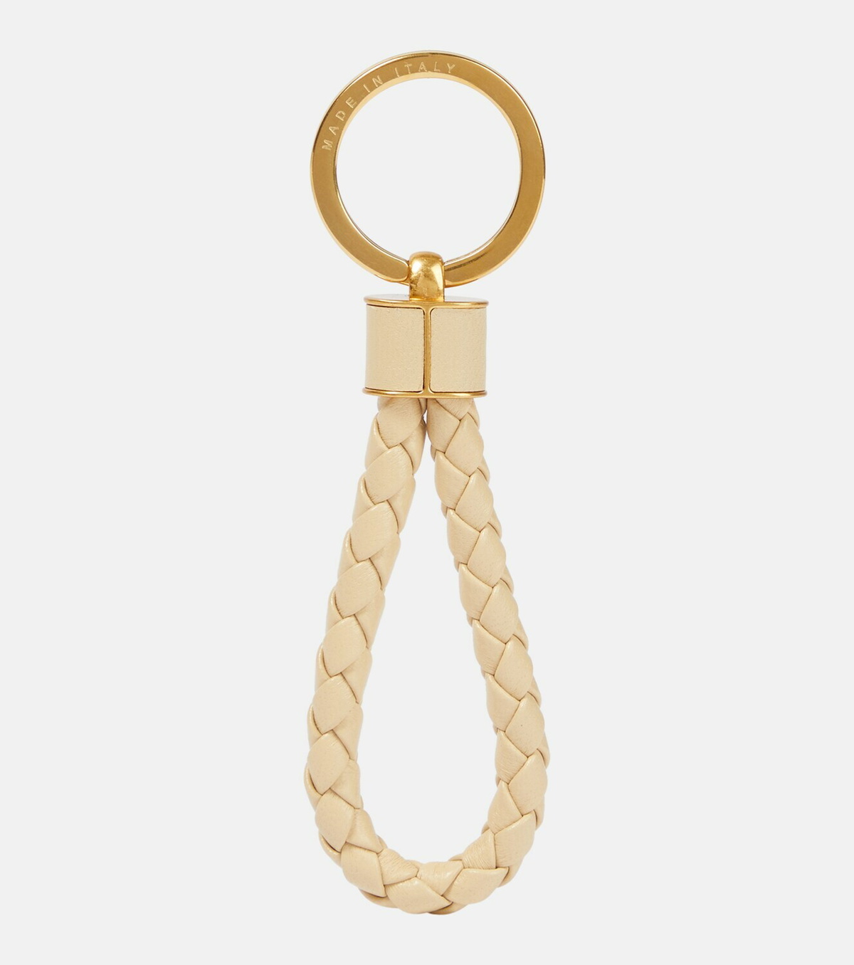 Bottega Veneta - Intreccio leather keychain