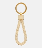 Bottega Veneta - Intreccio leather keychain