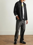 OrSlow - Cotton-Chambray Western Shirt - Black