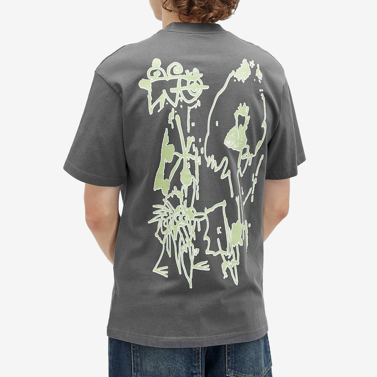 Lo-Fi Men's Emulsion T-Shirt in Washed Black
