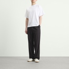 Kaptain Sunshine Men's Wool Poplin Shoecut Trousers in Espresso