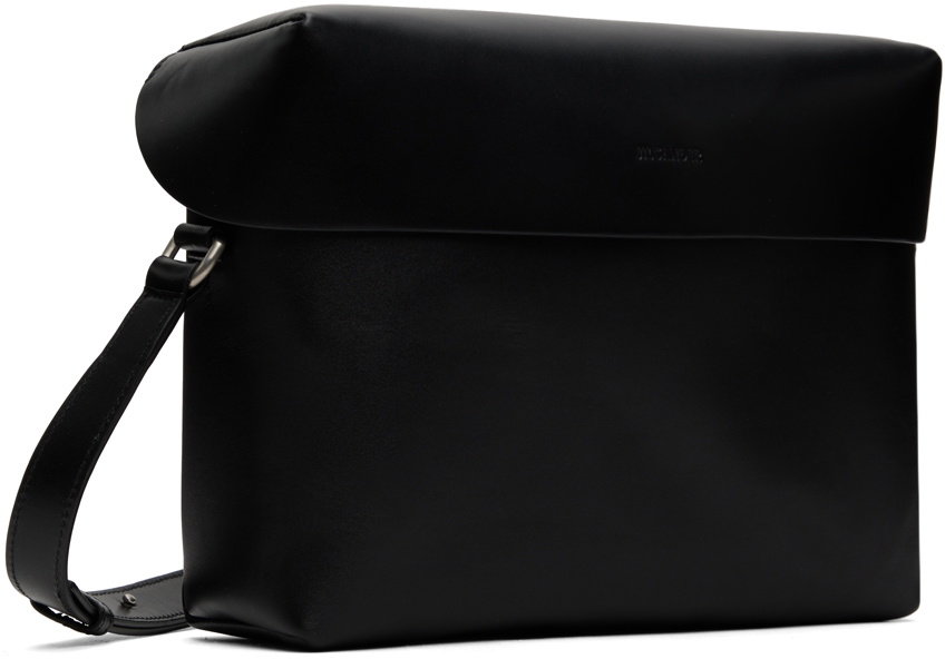 Jil Sander Black Lid Crossbody Bag