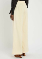 Forte_forte Cotton-blend Trousers Cream