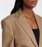 Altuzarra - MacGuffin checked wool and cotton-blend blazer