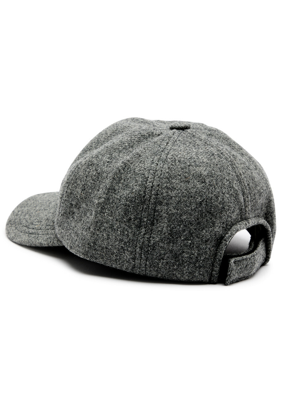 Isabel Marant Tyron Logo Wool cap Grey