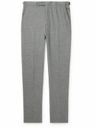 Richard James - Chapman Slim-Fit Wool-Blend Flannel Trousers - Gray
