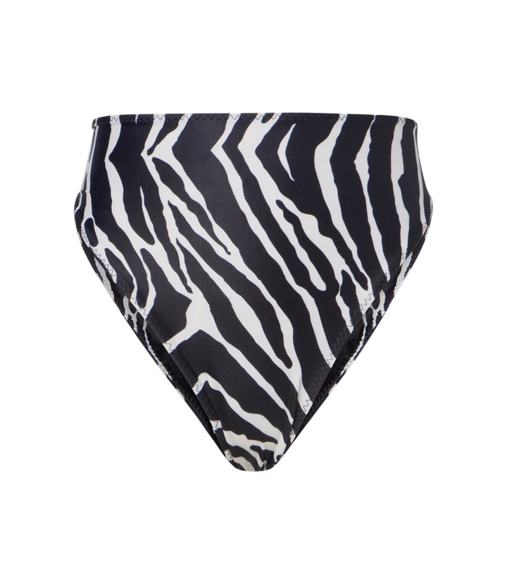 Photo: Same Zebra-print high-rise bikini bottoms