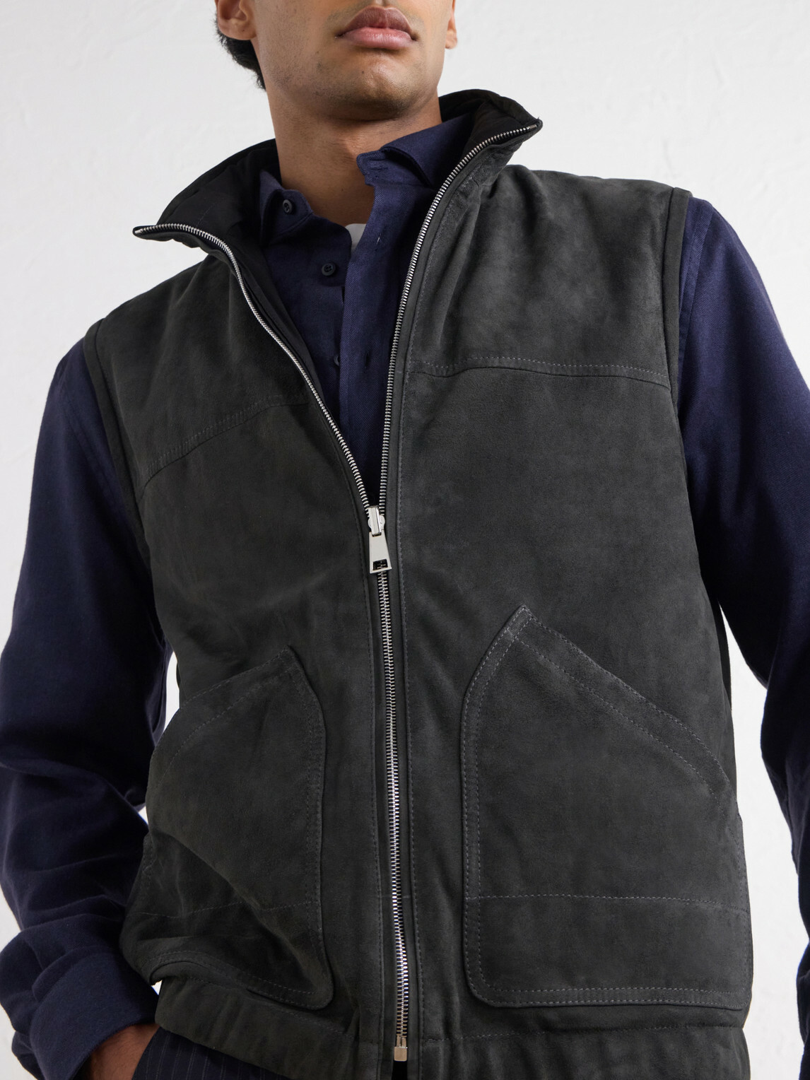 Valstar - Reversible Suede Vest - Black