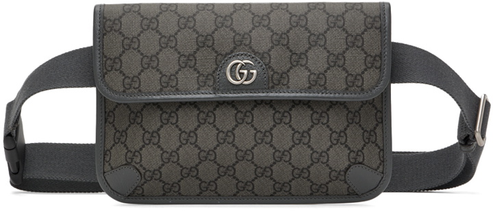 Photo: Gucci Gray Small Ophidia GG Belt Bag