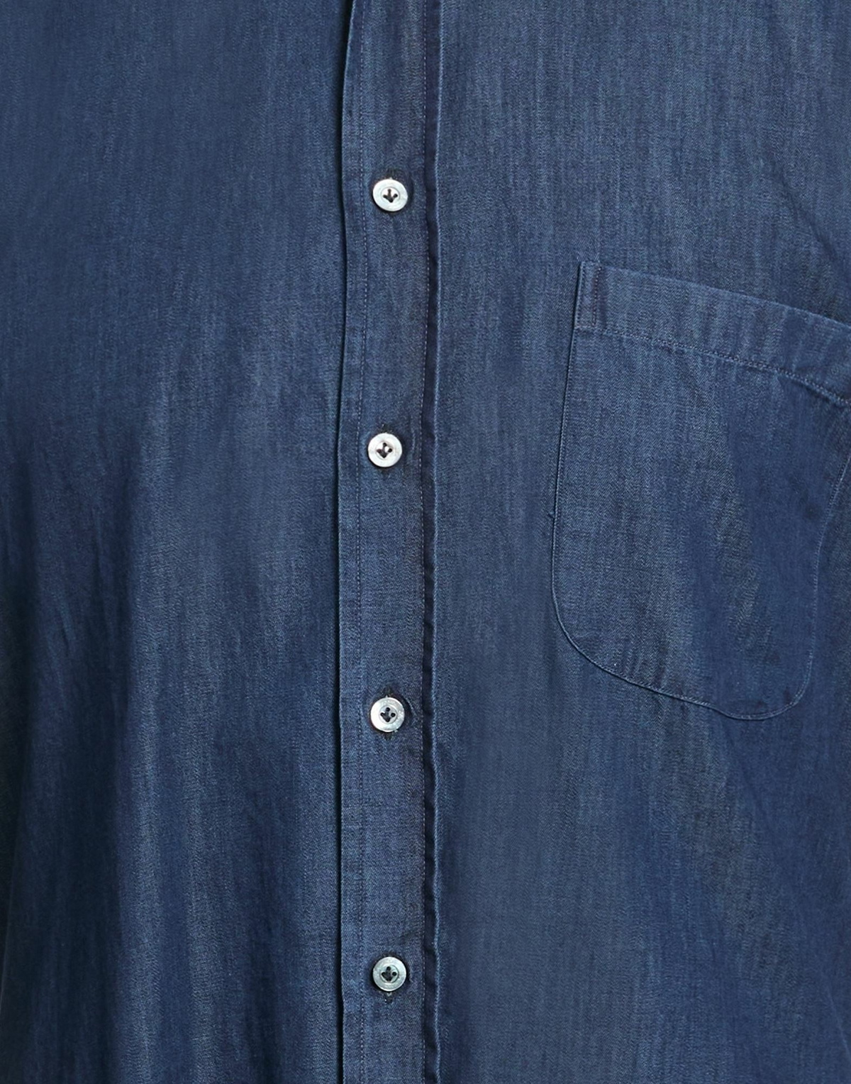 Drumohr Mens Denim shirt in Blue