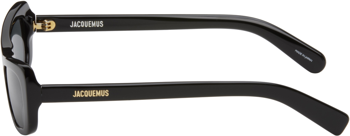 JACQUEMUS Black La Casa 'The Capri' Sunglasses