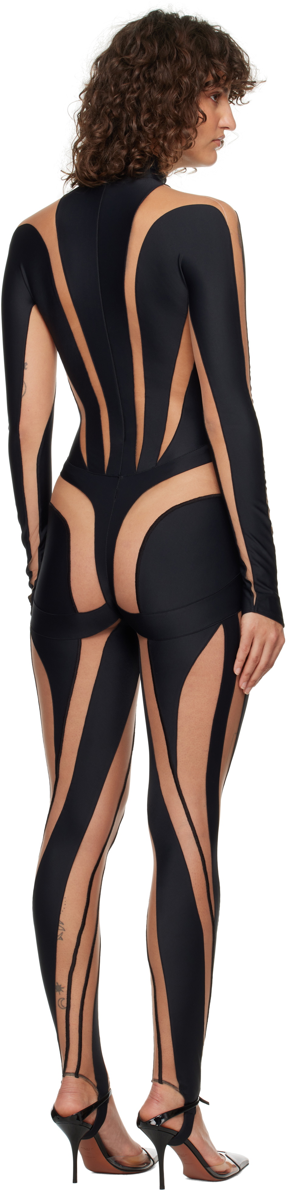Mugler Black Iconic Jumpsuit