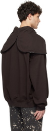 Juun.J Brown Transformable Hoodie