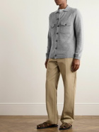 Canali - Wool and Cashmere-Blend Overshirt - Gray