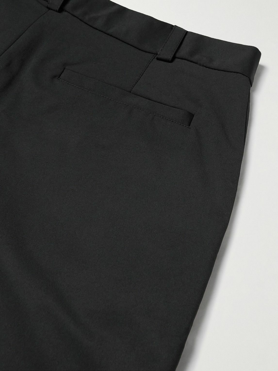 SAIF UD DEEN - Straight-Leg Shell Trousers - Black