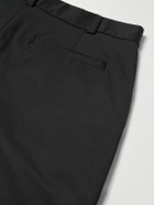 SAIF UD DEEN - Straight-Leg Shell Trousers - Black
