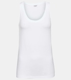 Brunello Cucinelli Cotton-blend tank top