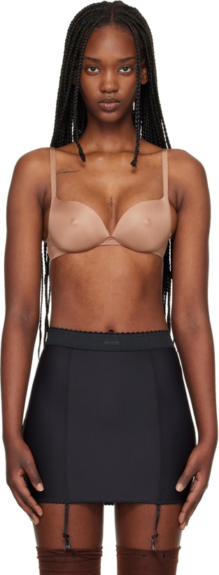 Photo: SKIMS Black SKIMS Ultimate Nipple Wireless Push-Up Bra
