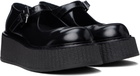 Moschino Black Olivia 1980 Loafers