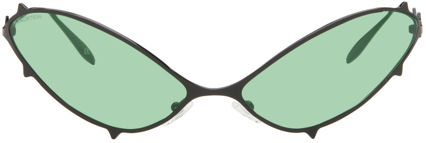 MAUSTEIN SSENSE Exclusive Black Metal Spike Sunglasses