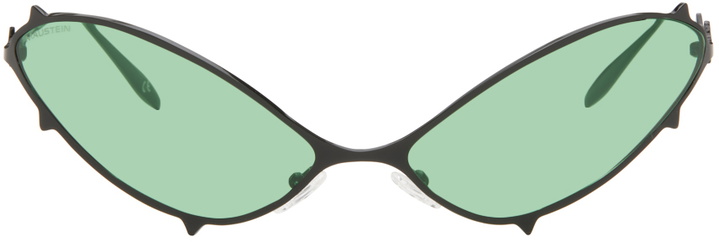 Photo: MAUSTEIN SSENSE Exclusive Black Metal Spike Sunglasses