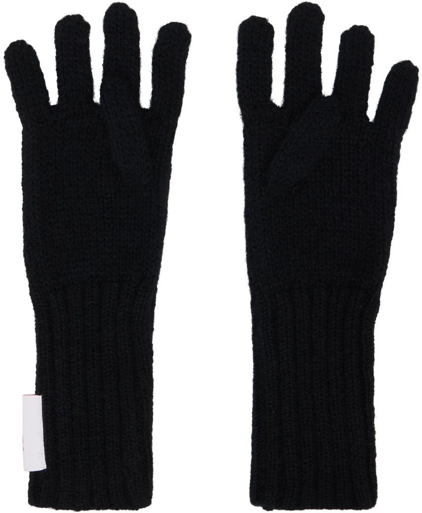 Charles Jeffrey LOVERBOY Black Patch Gloves