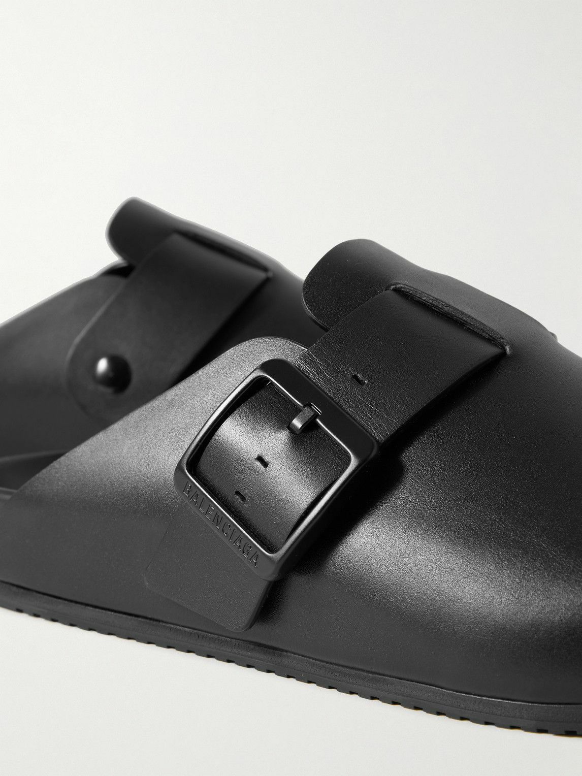 Balenciaga - Sunday Leather Mules - Black Balenciaga